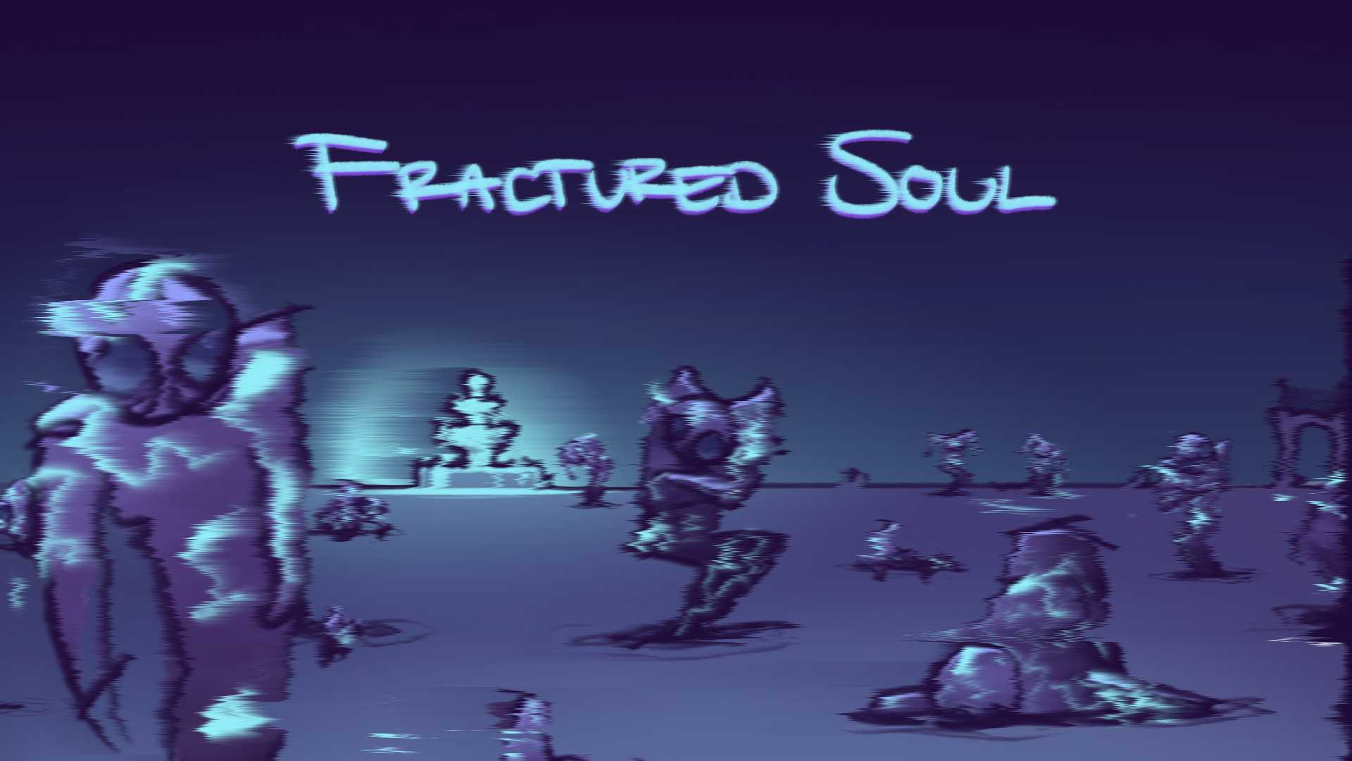 title artwork for fractured Soul game jam game